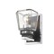 Z-Lite Jackson 1 Light Wall Sconce, Chrome & Clear 474-1S-CH-MB - alternate 2